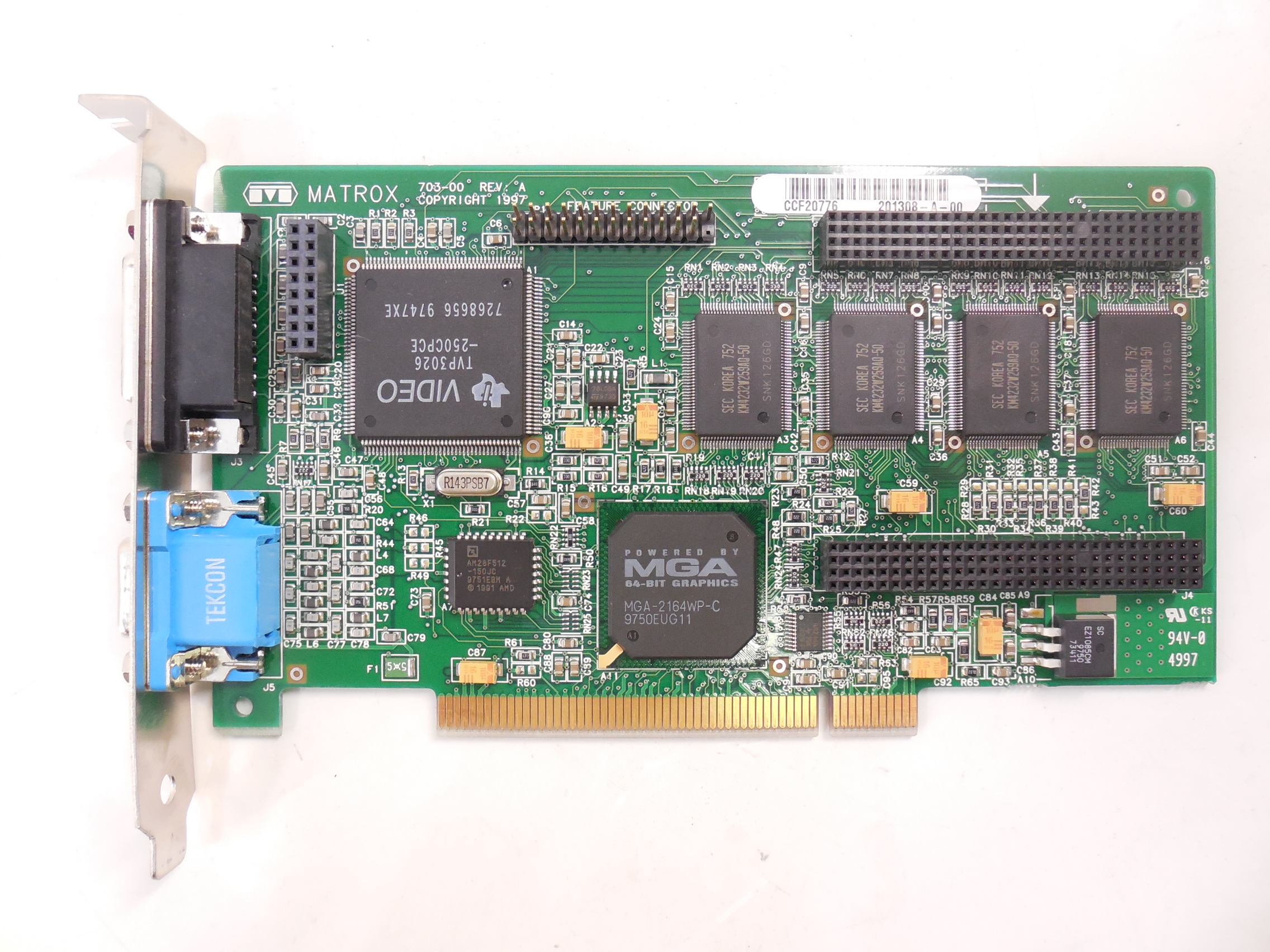 Видеокарта PCI Matrox Millenium II MIL2P/8/HP - Pic n 251495
