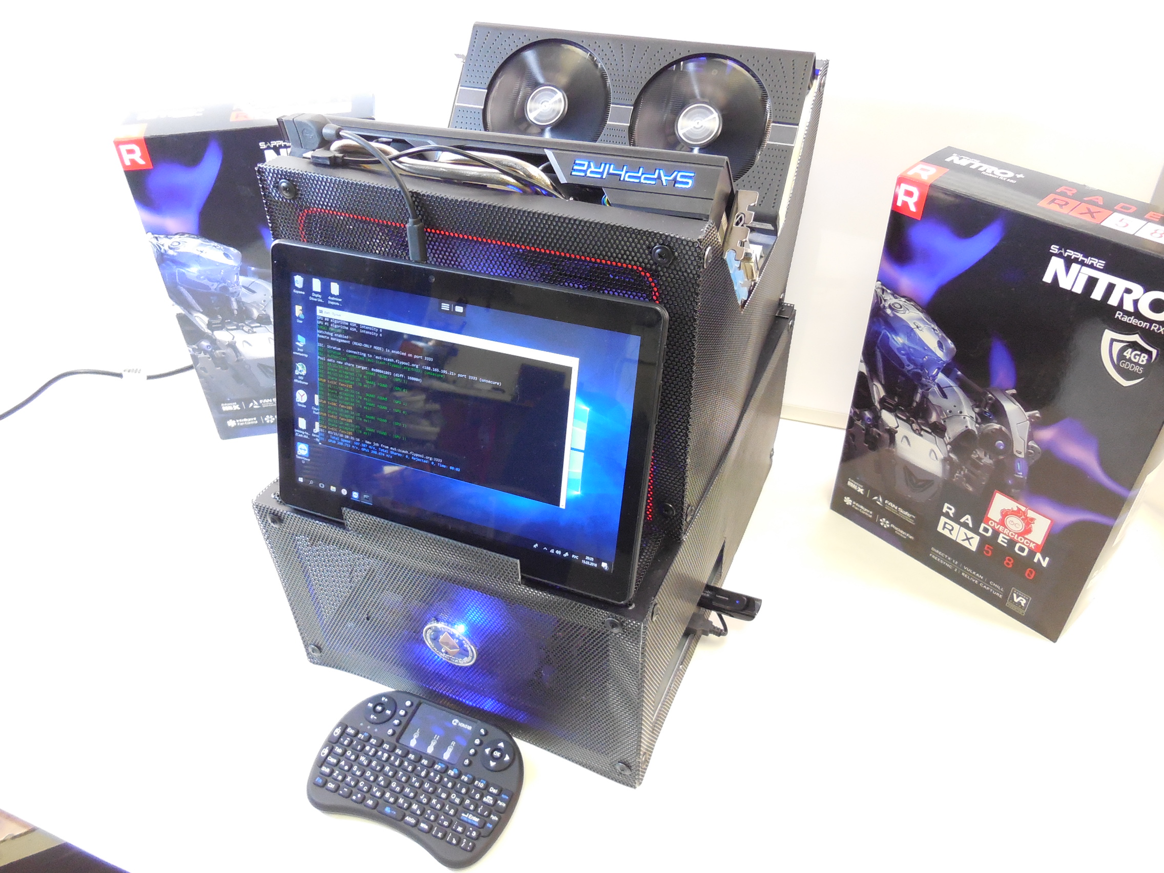 Эксклюзивная Ферма для майнинга 2 видеокарты - Pic n 272446