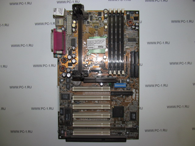 Материнская плата MB ASUS P3B-F i443BX Slot 1 /6xPCI /AGP /ISA /4xSDRAM DIMM /2xUSB /LPT /2xCOM /ATX