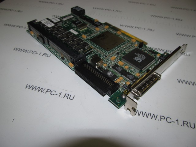 Контроллер PCI SCSI AcceleRAID 150 Ultra2 SCSI to PCI RAID Controller / 4МБ кэш/ p/n 772173-00 / Intel i960RP RISC 33MHz / один канал Ultra2 SCSI LVD / RAID уровни: 0, 1, 0+1, 3, 5,10, 30, 50, JBOD /