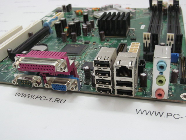 Материнская плата MB Foxconn LS-36 (Rev. A03) /Socket 775 /PCI-E x16 /2xPCI /4xDDR2 /2xSATA /IDE /FDD /Sound /SVGA /6xUSB /COM /LPT /LAN /от системного блока Dell Optiplex GX620