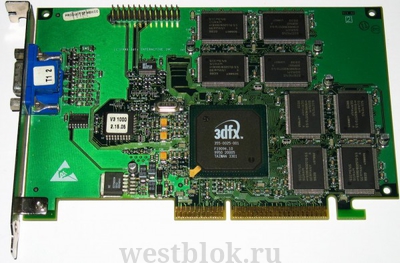 Видеокарта AGP 2x 3DFX Voodoo3 1000 - Pic n 38847