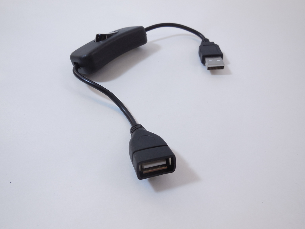 USB кабель удлинитель с выключателем 25cm - Pic n 269970