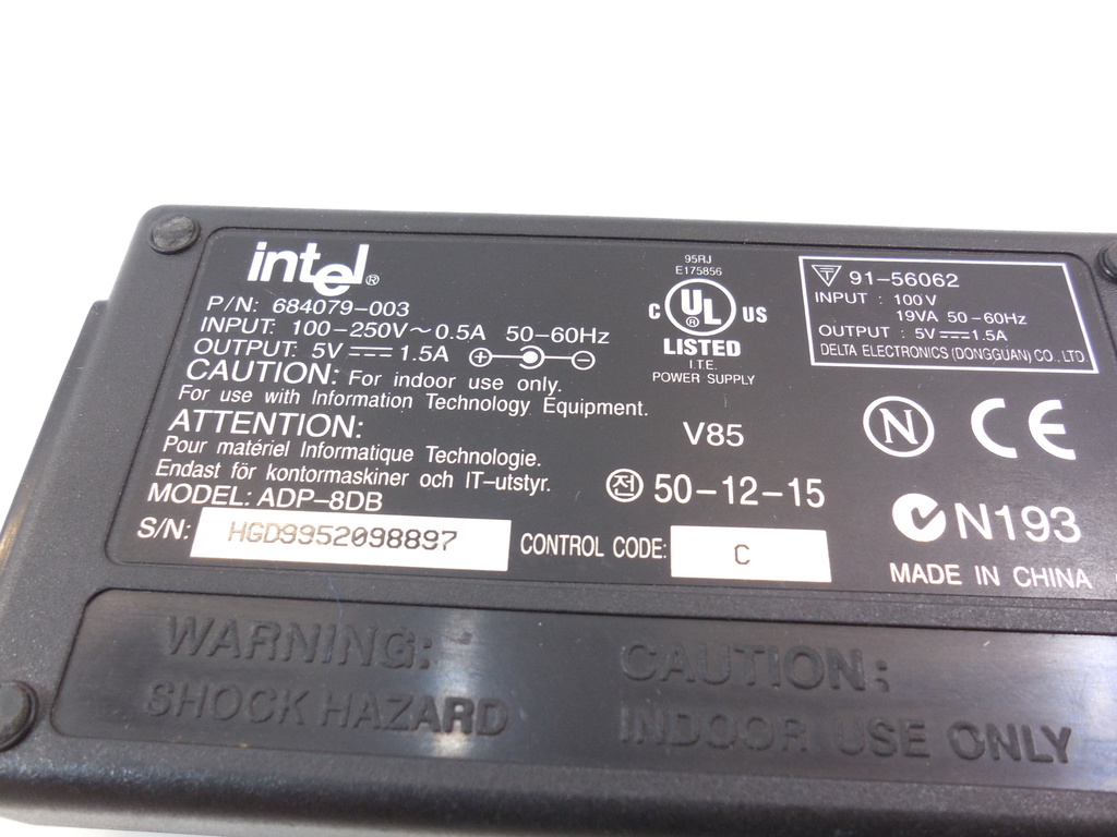 Блок питания AC/DC Intel DC 5V /1500mA - Pic n 272857