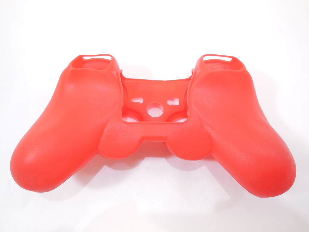 Силиконовый защитный чехол на геймпад PS3 красный - Pic n 267498