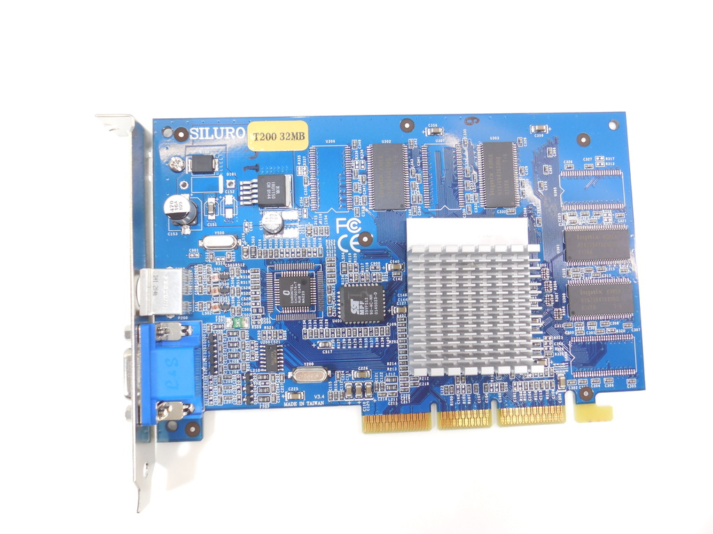 Раритет! Видеокарта AGP ABIT Siluro GF2 T200 32MB - Pic n 279322