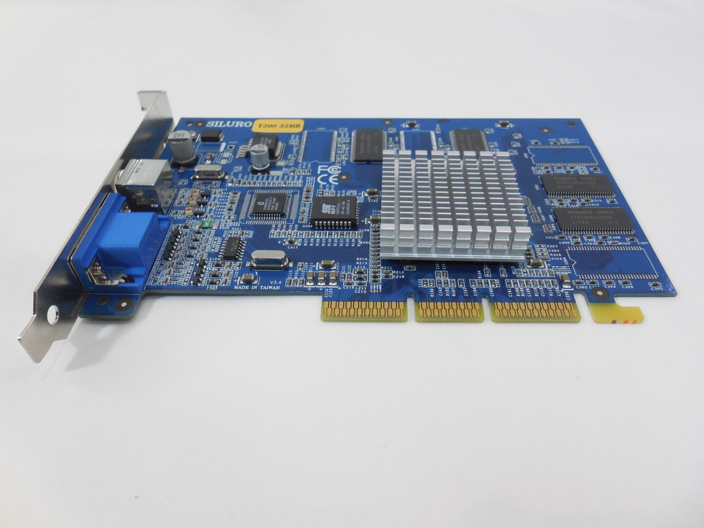 Раритет! Видеокарта AGP ABIT Siluro GF2 T200 32MB - Pic n 279322