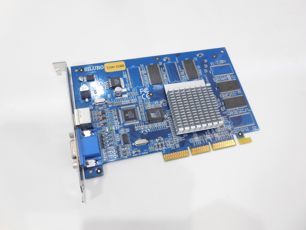Раритет! Видеокарта AGP ABIT Siluro GF2 T200 32MB - Pic n 279322