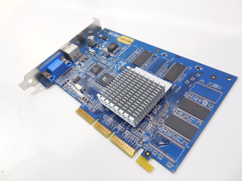 Раритет! Видеокарта AGP ABIT Siluro GF2 T200 32MB - Pic n 279322