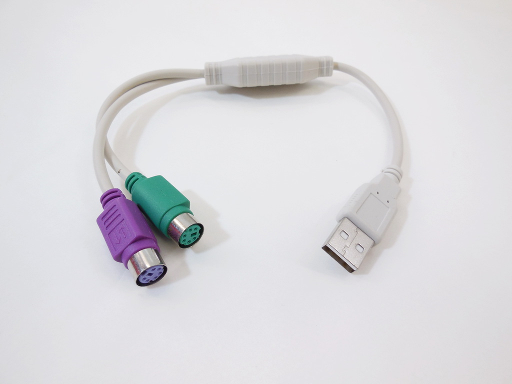 Кабель splitter адаптер USB AM на 2xPS/2  - Pic n 43219