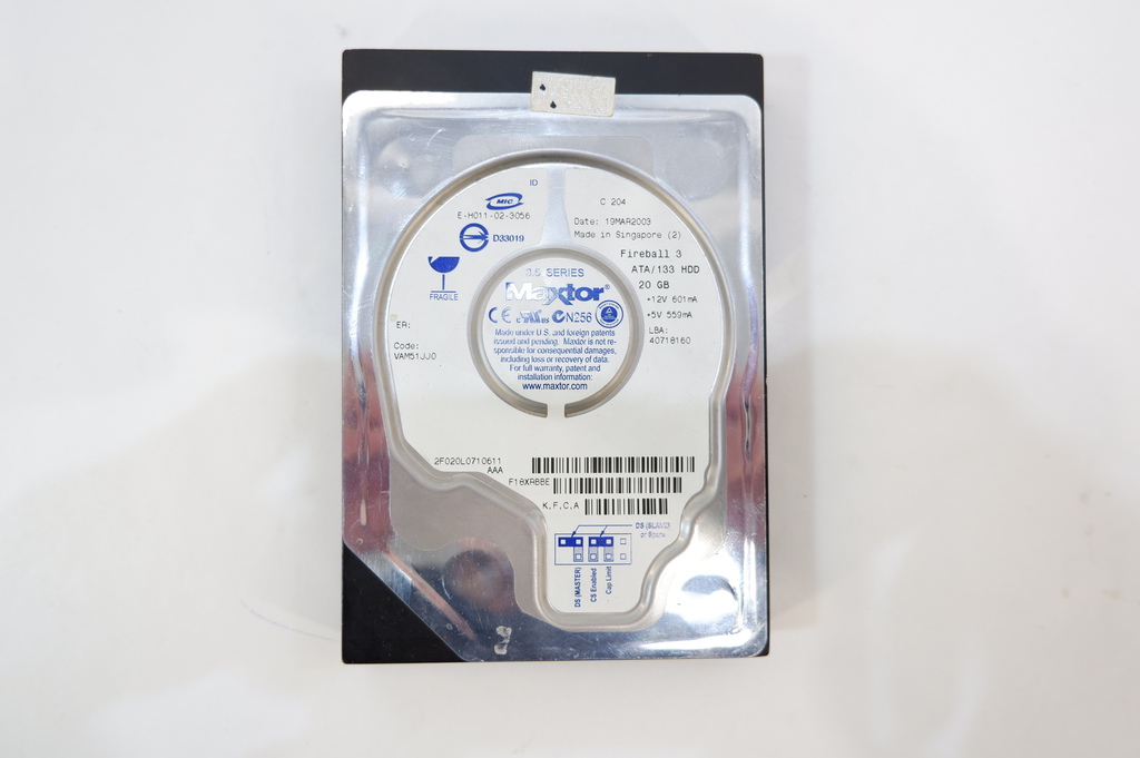 Жёсткий диск IDE Maxtor Fireball 3 Ares B2FFA 20GB - Pic n 281512