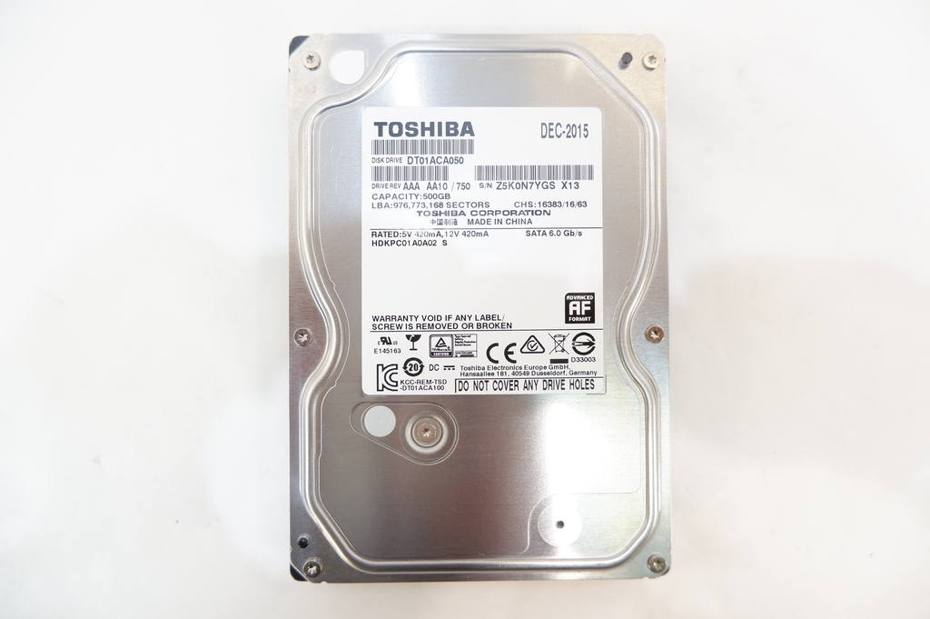Жесткий диск 3.5 Toshiba 500GB - Pic n 264021