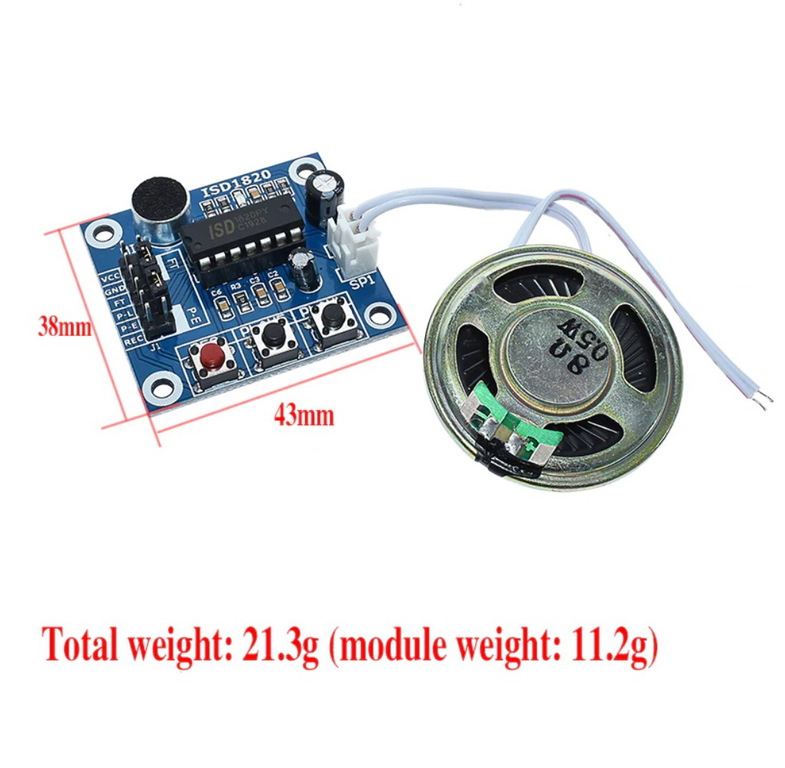 Микро модуль записи голоса ISD1820 - Pic n 267989