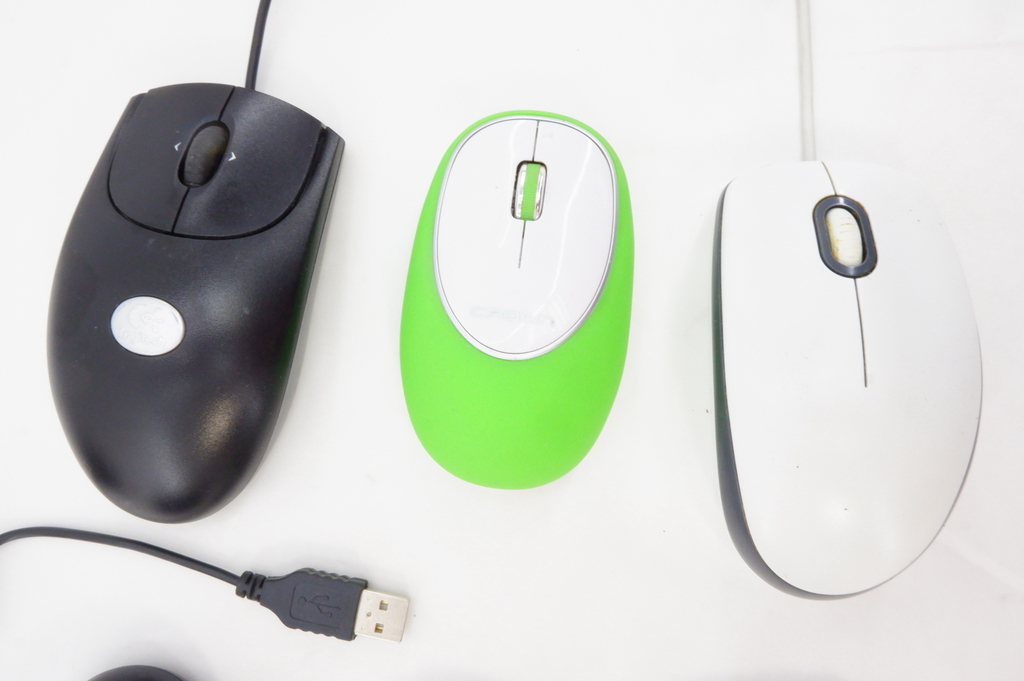 USB Мышь оптическая Б/У проводная в ассортименте - Pic n 252409