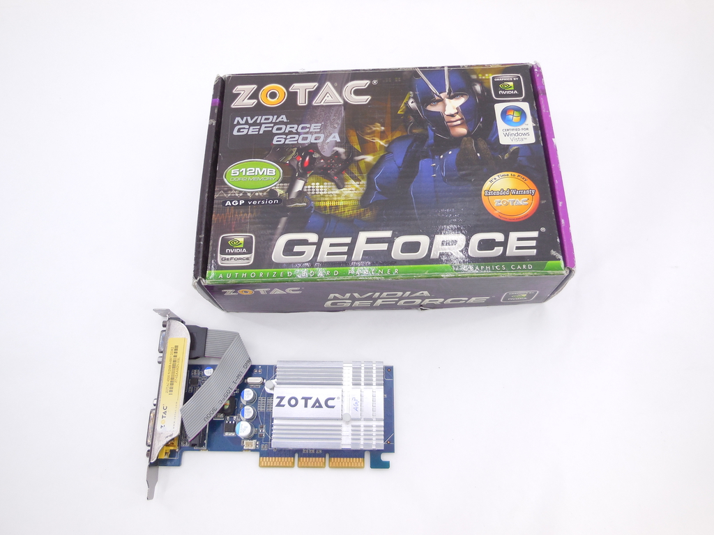 Видеокарта AGP ZOTAC GeForce 6200 512MB - Pic n 96563