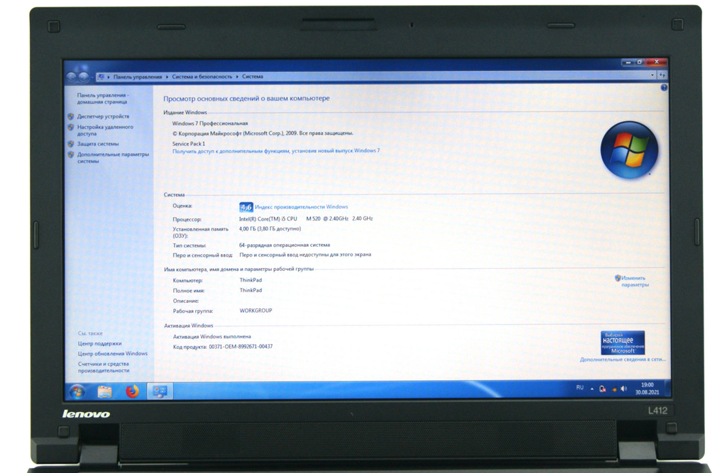 Ноутбук Lenovo ThinkPad L412 - Pic n 296135