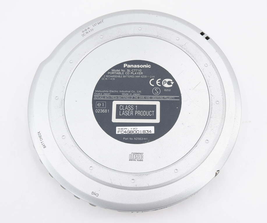 Портативный CD-плеер Panasonic SL-CT710 - Pic n 297991