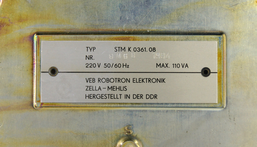 Блок питания Robotron STM K 0361.08 - Pic n 299863