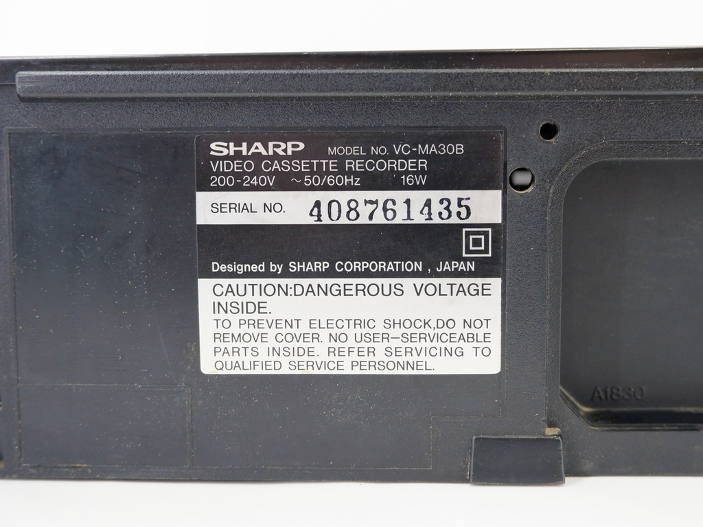 Видеомагнитофон VHS Sharp VC-MA30 - Pic n 300317