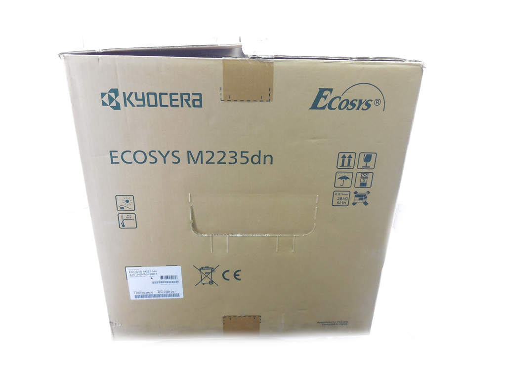 МФУ лазерное KYOCERA ECOSYS M2235dn, ч/б, A4, черный/белый - Pic n 307384