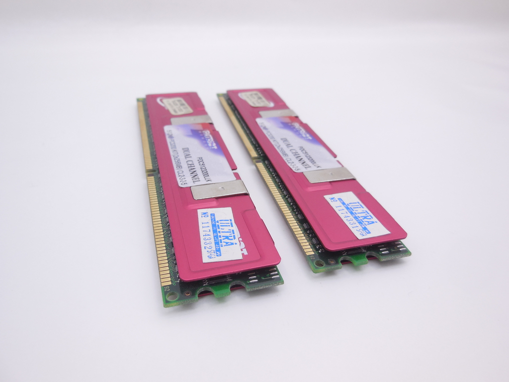Модуль памяти DDR400 512Mb (KIT 256 + 256Mb), PC3200 (400MHz), Patriot PDC5123200LLK - Pic n 309177