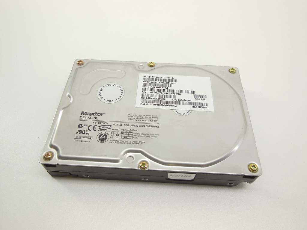 Винтаж! Жесткий диск 3.5 HDD IDE 40Gb Maxtor D740X-6L - Pic n 276980