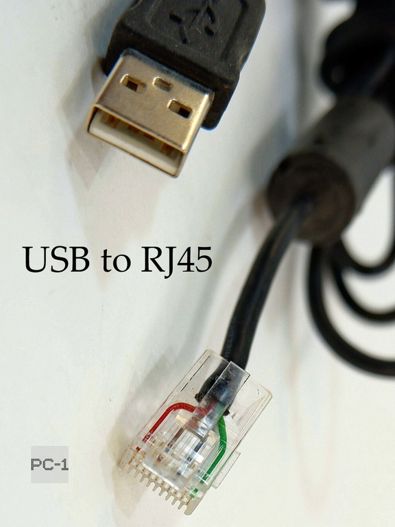 Оригинал Кабель APC 940-0127E / D USB to RJ45 интерфейсный для управления UPS, для источников бесперебойного питания APC BACK-UPS CS - Pic n 42305