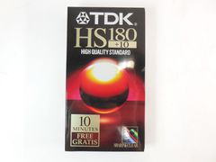 Видеокассета VHS TDK HS 180