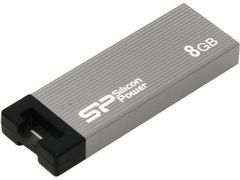 Флэш накопитель 8GB Silicon Power Touch 835 Gray