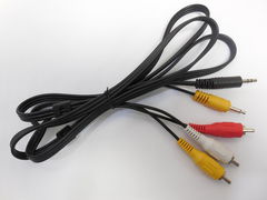 Аудио-видео кабель 2jack 3.5 to 3RCA - Pic n 250946