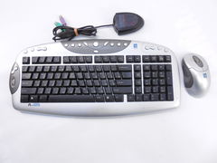 Беспроводные клавиатура и мышь A4Tech 
