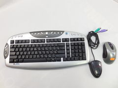 Клавиатура + мышь A4Tech KBS-2350 ZRP Silver-Grey 