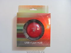 USB-хаб HB-01 круглый с подсветкой / 4хUSB 2.0 - Pic n 245117