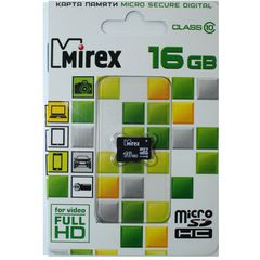 Карта памяти microSD 16GB Mirex