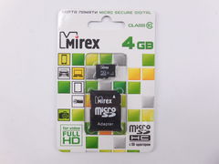 Карта памяти microSD 4Gb Mirex - Pic n 262078