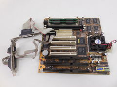 Мат плата Elpina V5.2A Socket 7 + Pentium 166MHz