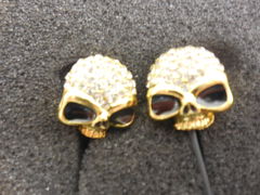 Оригинальные наушники в виде золотого черепа - Pic n 265309