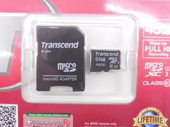 Карта памяти microSDXC 64Gb Transcend Premium 300X - Pic n 266112