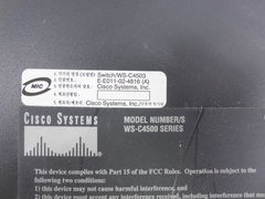 Коммутатор Cisco Catalyst WS-C4503 - Pic n 266446