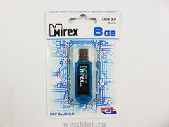 Флэш накопитель USB3.0 8GB Mirex Elf Blue