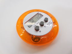 Таймер будильник на прищепке с магнитом оранжевый