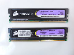 Модуль памяти DDR2 1Gb KIT 2X512Mb Corsair