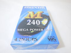 Оригинальная Видеокассета VHS Maxell E-240M 240мин