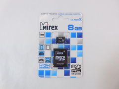 Карта памяти microSD 8Gb Mirex