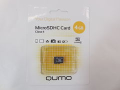 Карта памяти MicroSD 4GB Qumo