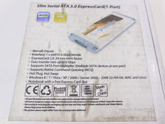 Контроллер ExpressCard 34mm to e-SATA 3.0 (6Gb/s) - Pic n 274740