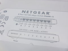 Коммутатор (Switch) NETGEAR FS608 8-port - Pic n 275773