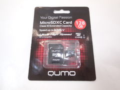 Карта памяти микро SDXC 128Gb класс 10 Qumo - Pic n 277090