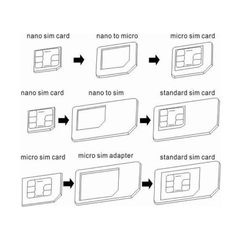 Набор адаптеров для сим-карт 5 в 1 - Pic n 277930