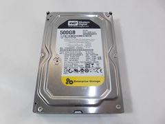 Надежный Жесткий диск WD 3,5" SATA 500Gb WD5003ABYX 658083-001 RE4, SATA-II 3Gb/s, 500 Гб, буфер 64 Мб, 7200 rpm, Время наработки на отказ: 120